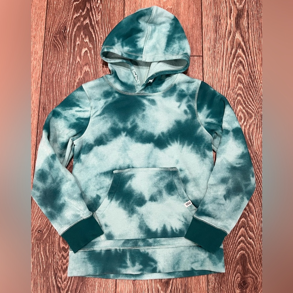 DSG youth medium teal hoodie